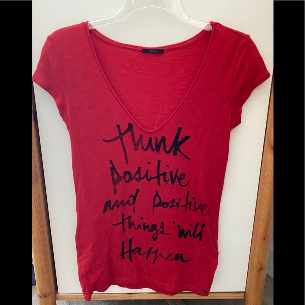 IKKS red t-shirt size 36 (US size XS)